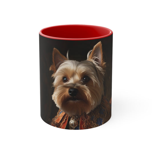 Yorkie Royalty - Accent Coffee Mug, 11oz